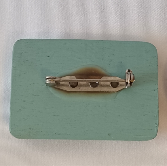 𝗩𝗶𝗻𝘁𝗮𝗴𝗲 𝗙𝗹𝗼𝗿𝗮𝗹 𝗪𝗼𝗼𝗱 𝗕𝗿𝗼𝗼𝗰𝗵𝗲𝘀 - Picture 3 of 6